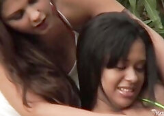 Lesbo hotties reveling in the outdoors and engaging in private activities jointly.