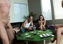 Secretary group sex hardcore fucking blond girl facia