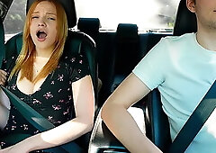 Surprise Verlonis for Justin Lush Control Inside Her Pussy while Driving Car ...