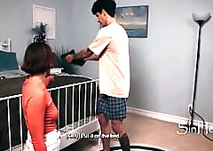 Stepsons Ally Enticed By Lustful Cougar Trying To Climax