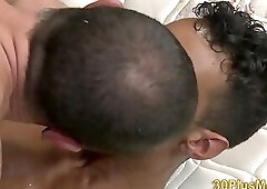 Inked bear rims buff indian hunk