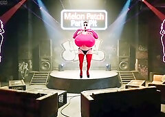 Juggsy is a large titties female masking sissy. This is a immodest talking clip! Juggsy is stripping at a ribald old slum club called the Melon Patch 