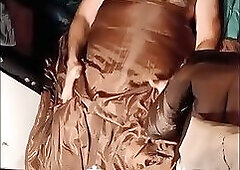 Making hot love to a sweet ladypuffer coat and blowing my cum in her lining