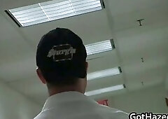 Fresh  college guys get gay hazed 3