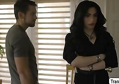 Slim trans woman gets bareback fucked by her ex boyfriend