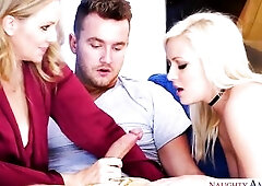 Hot Mother I'd Like To Fuck Julia Ann Joins in On The Pleasure and Craves Some oF Van's Thundercock