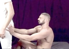 Horny Priest deep throated Off By adorable stud