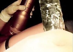 Double fake vagina crossdress screw