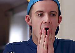 BANGBROS - Big Tits British Cougar Emma Booty Demands Massage From Her Step Son