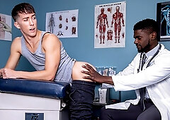 Slutty Isaac Parker fuck by his BBC MD, Devin Trez