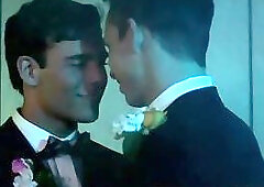 Hunks in uniform making out