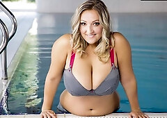 Beautiful solo masturbation with a hot blonde babe Krystal Swift