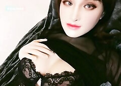 female mask disguise crossdresser transformation mtf three