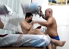 Delivery guy Paul Greggy Cabugo gives his late client a deepthroat surprise