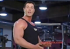 Christian Boeving Doing Dumbbell Curls