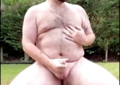 Amateur bear, hj, chubby gay