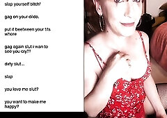 Dom humiliates me and makes me do hardcore things on camera via messages