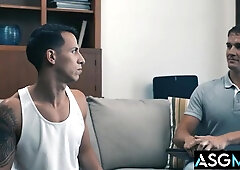 DESTRUCTIVE FILMS - Creepy Landlord's Son-in-law Finds Ways To Get Tenants Pecker Inwards Him