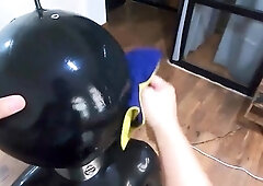 Solo fetish hoe toys her pussy with cucumber and loves it