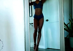 Hot Black Maid Does Some Webcam Black and Ebony