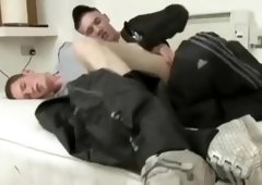 Horny male in hottest action, ass play homo adult video