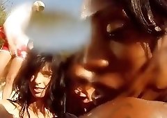 Underwater cock sucking with shemales