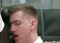 Cliff and Troy in horny extreme gay bondage fetish movie