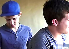 Hot twinks spanking and swallow