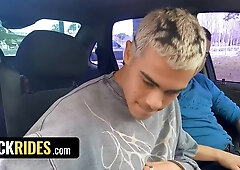 Nice Towheaded Dude Edipo Rey Jerks Wild Driver Leo Blue's Hard-on In The Cab Utter Vid - Weenie Rails