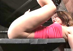 Devilynne Bound In Half And Tag Team Fucked By Huge Cock