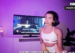 “Not inside!” - I visit my Neighbour after the Gym and we end up Screwing