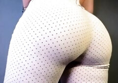 U can watch how I cram the tip of the toy against my vagina, right where my love button throbs desperately underneath the thick denim. Friction is cap