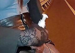 Bitch cums on roadside in corset.3(07:27)