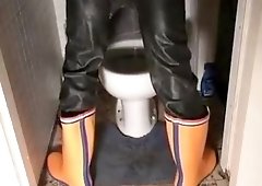 nlboots - a towel, rubber trousers and a **** what else