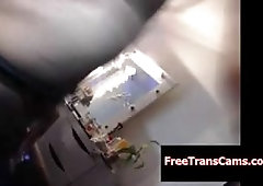 Large cock tranny large tits and black girlfriend