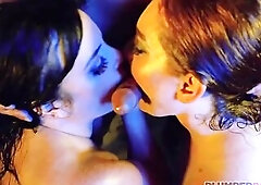 two chubby sluts anal banged