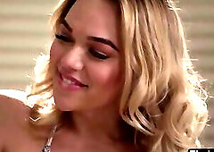 Slim tbabe Emma Rose masturbates while analed in reverse cowgirl