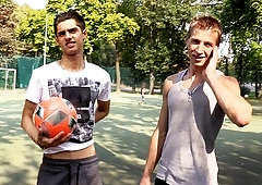 Shredded hottie barebacked brutally in HD