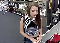 Naomi Alice fucks dude for her tuition