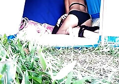 Follada en el bosque sexo arriesgado