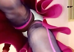 BlueGirl70 Upskirt Ripped Stockings