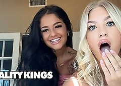 Jazlyn Ray Meditates While Ryan Reid Is Trying To Get Her Attention By Getting Naked