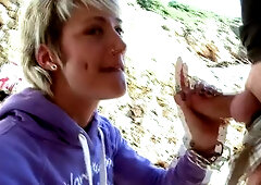 Vacation fuck on the beach and sea