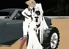 【R18 MMD】Shove And Smack 【Mutsu】