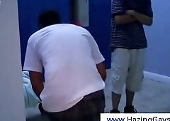 Gay students get dared to give a rimjob