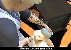 OFFICE - Boss Gets Dominated by Assistant Dirty Talk - Sims 4