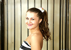 Silvia Burton breaking the rules and teasing her HOT vag