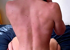 Locked fag gives crevasse a fellate out