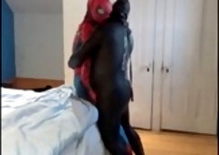 Latex breathplay full rubber, spiderman, latex gloves