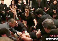 Public Disgrace Blindfold Group Oral